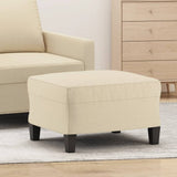 vidaXL Footstool 60x50x41 cm fabric light grey