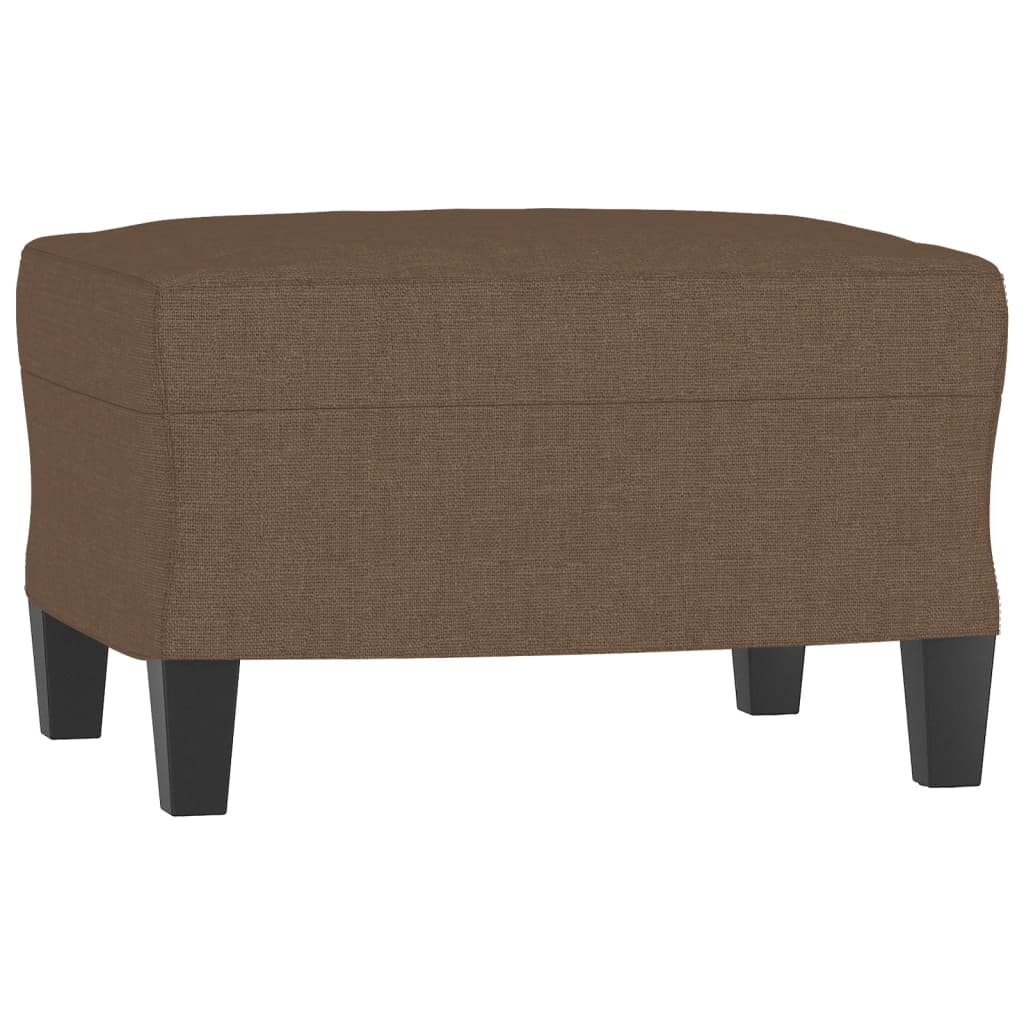 vidaXL Footstool 60x50x41 cm fabric light grey