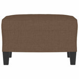 vidaXL Footstool 60x50x41 cm fabric light grey