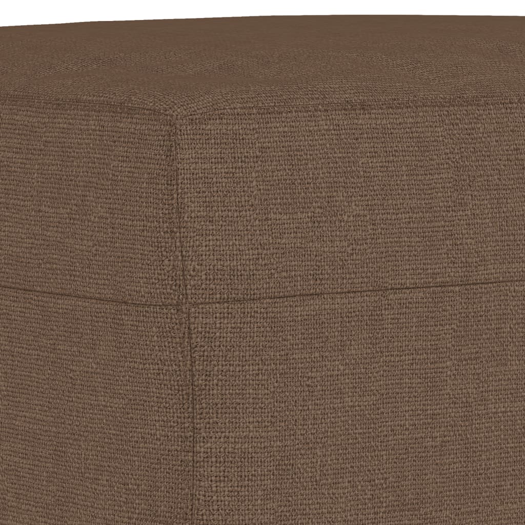 vidaXL Footstool 60x50x41 cm fabric light grey