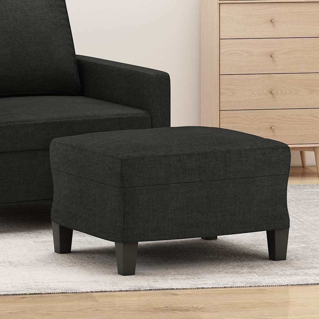 vidaXL Footstool 60x50x41 cm fabric light grey