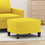 vidaXL Footstool 60x50x41 cm fabric light grey