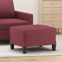 vidaXL Footstool 60x50x41 cm fabric light grey