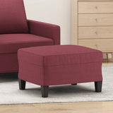 vidaXL Footstool 60x50x41 cm fabric light grey