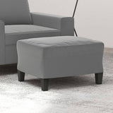 vidaXL Voetenbank 60x50x41 cm microvezelstof taupe
