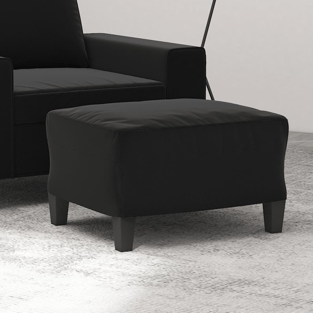 vidaXL Voetenbank 60x50x41 cm microvezelstof taupe