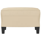 vidaXL Voetenbank 60x50x41 cm microvezelstof taupe