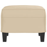 vidaXL Voetenbank 60x50x41 cm microvezelstof taupe