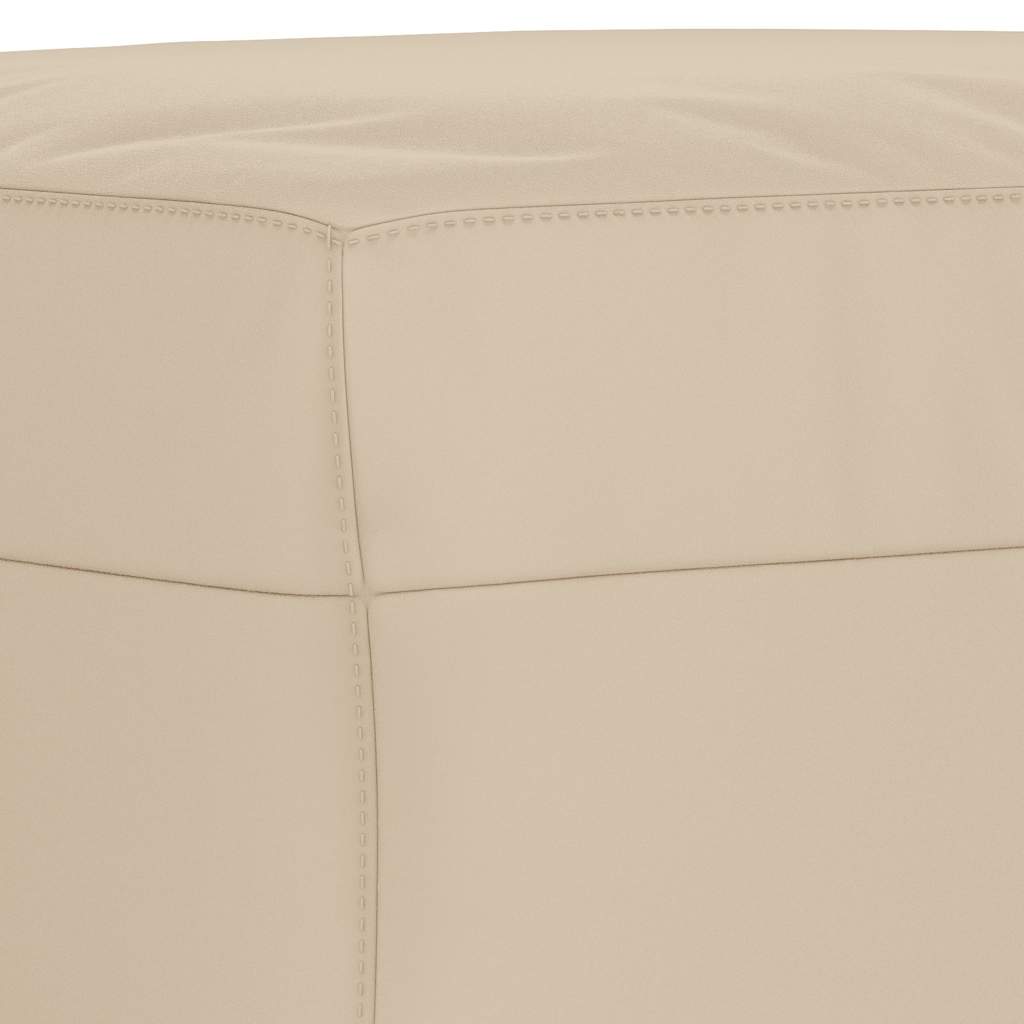 vidaXL Voetenbank 60x50x41 cm microvezelstof taupe