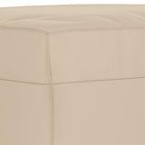 vidaXL Voetenbank 60x50x41 cm microvezelstof taupe