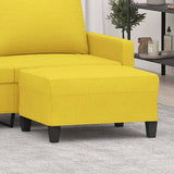 vidaXL Footstool 60x50x41 cm fabric light grey