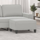 vidaXL Voetenbank 60x50x41 cm microvezelstof taupe