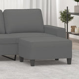 vidaXL Voetenbank 60x50x41 cm microvezelstof taupe