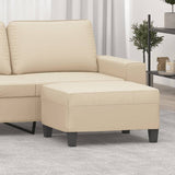 vidaXL Voetenbank 60x50x41 cm microvezelstof taupe