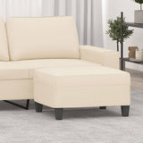 vidaXL Voetenbank 60x50x41 cm microvezelstof taupe