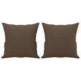 vidaXL Sierkussens 2 st 40x40 cm stof lichtgrijs