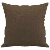 vidaXL Sierkussens 2 st 40x40 cm stof lichtgrijs