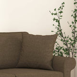 vidaXL Sierkussens 2 st 40x40 cm stof lichtgrijs