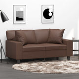 vidaXL Throw pillows 2 pcs 40x40 cm artificial leather black