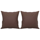 vidaXL Throw pillows 2 pcs 40x40 cm artificial leather black