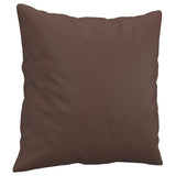 vidaXL Throw pillows 2 pcs 40x40 cm artificial leather black