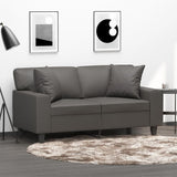 vidaXL Throw pillows 2 pcs 40x40 cm artificial leather black
