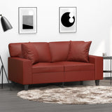 vidaXL Throw pillows 2 pcs 40x40 cm artificial leather black