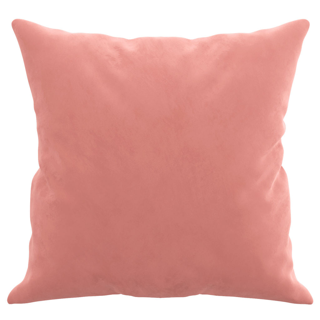 vidaXL Sierkussens 2 st 40x40 cm fluweel lichtgrijs