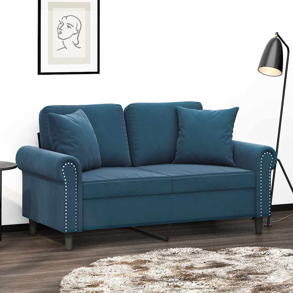 vidaXL Sierkussens 2 st 40x40 cm fluweel lichtgrijs