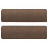 vidaXL Sierkussens 2 st 15x50 cm stof lichtgrijs