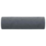 vidaXL Sierkussens 2 st 15x50 cm fluweel lichtgrijs