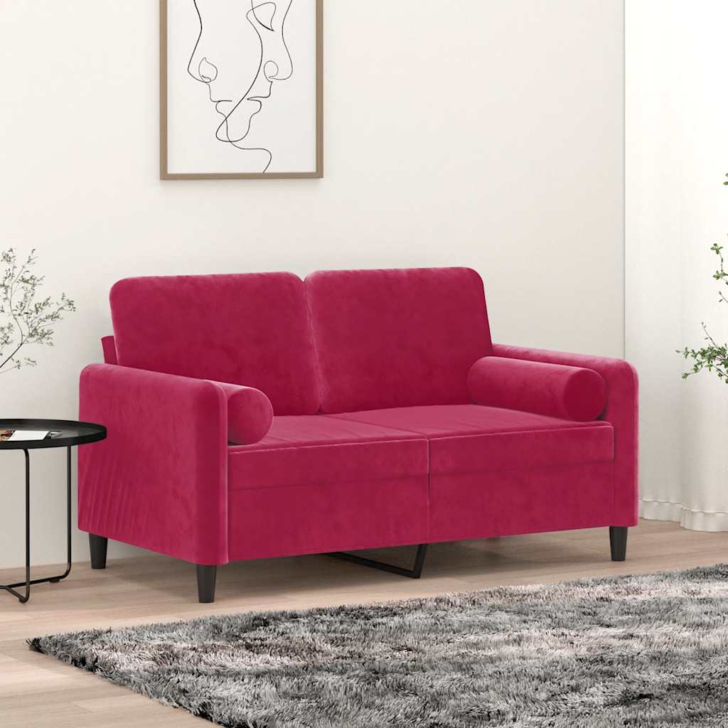 vidaXL Sierkussens 2 st 15x50 cm fluweel lichtgrijs