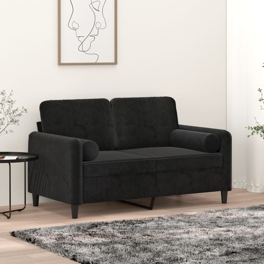 vidaXL Sierkussens 2 st 15x50 cm fluweel lichtgrijs