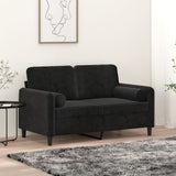 vidaXL Sierkussens 2 st 15x50 cm fluweel lichtgrijs