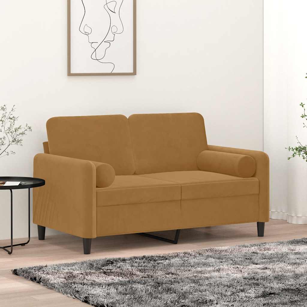 vidaXL Sierkussens 2 st 15x50 cm fluweel lichtgrijs