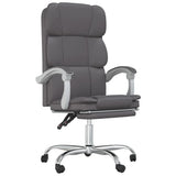 vidaXL Office Chair Adjustable Faux Leather Black