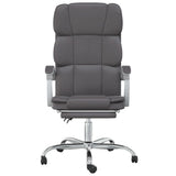 vidaXL Office Chair Adjustable Faux Leather Black