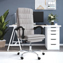 vidaXL Office Chair adjustable fabric taupe