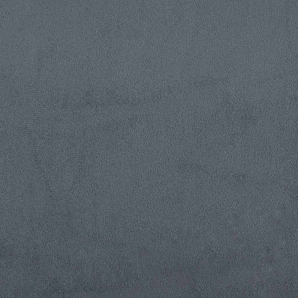 vidaXL Office Chair Adjustable Velvet Dark Grey