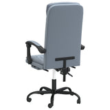 vidaXL Office Chair Adjustable Velvet Dark Grey
