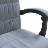 vidaXL Office Chair Adjustable Velvet Dark Grey