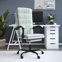 vidaXL Office Chair Adjustable Velvet Dark Grey