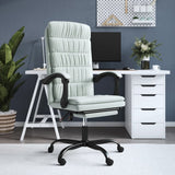 vidaXL Office Chair Adjustable Velvet Dark Grey