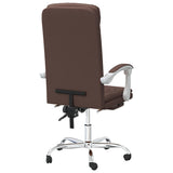 vidaXL Office Chair Adjustable Faux Leather Black