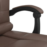 vidaXL Office Chair Massage Adjustable Faux Leather Black