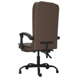 vidaXL Office Chair Massage Adjustable Faux Leather Black