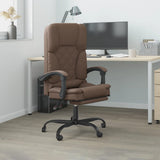 vidaXL Office Chair Massage Adjustable Faux Leather Black