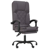 vidaXL Office Chair Massage Adjustable Faux Leather Black