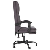 vidaXL Office Chair Massage Adjustable Faux Leather Black