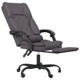 vidaXL Office Chair Massage Adjustable Faux Leather Black